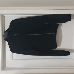 NWOT Zyia Black French Terry Zipper Jacket